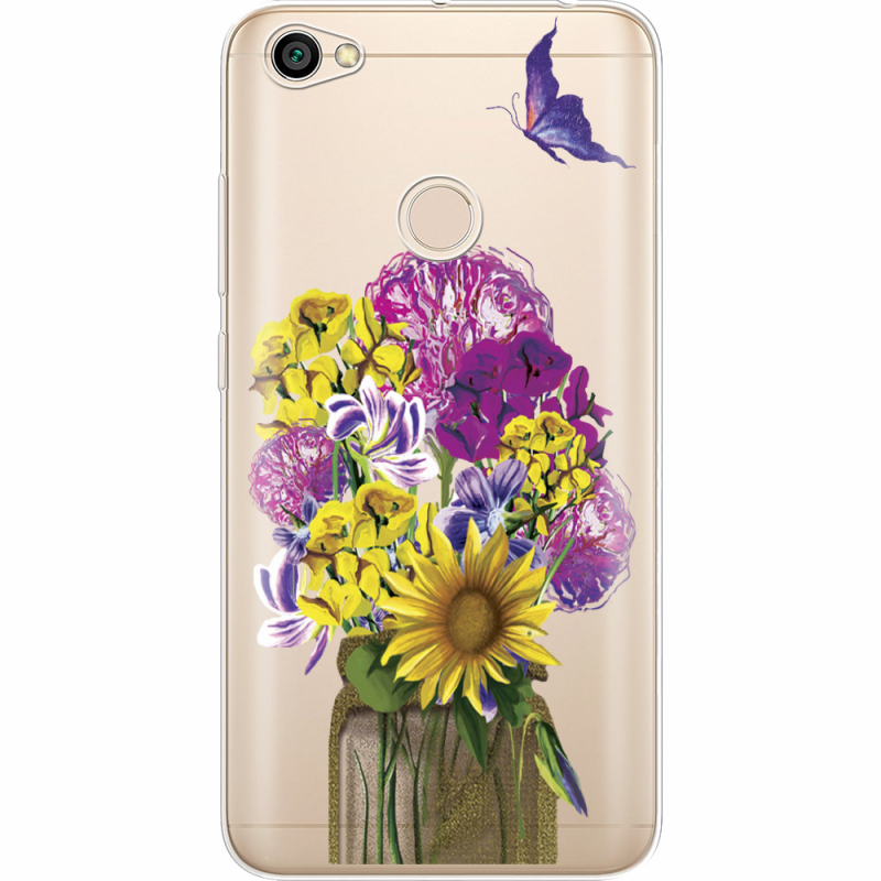 Прозрачный чехол Uprint Xiaomi Redmi Note 5A Prime My Bouquet