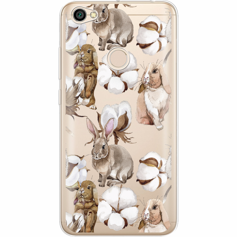 Прозрачный чехол Uprint Xiaomi Redmi Note 5A Prime Cotton and Rabbits