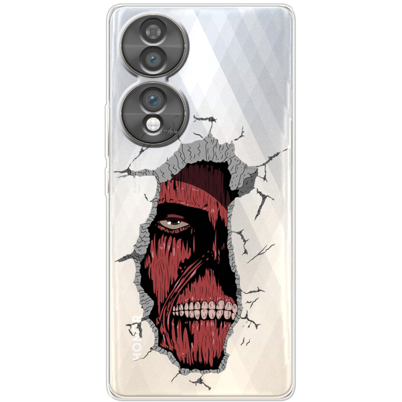Прозорий чохол BoxFace Honor 70 Нападение Титана