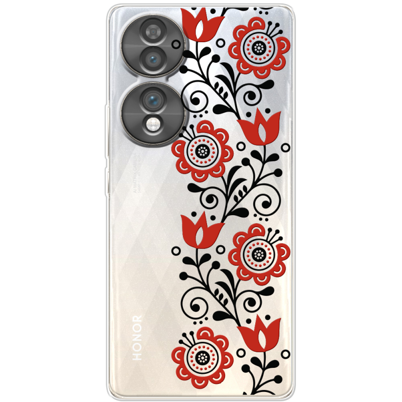Прозорий чохол BoxFace Honor 70 Ethno Ornament