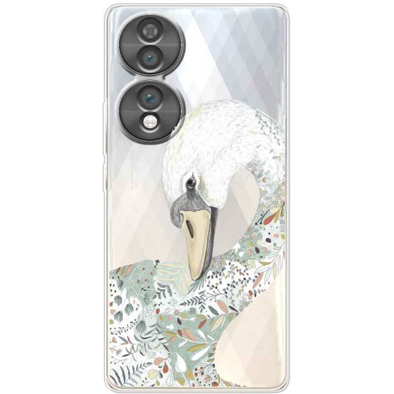 Прозорий чохол BoxFace Honor 70 Swan