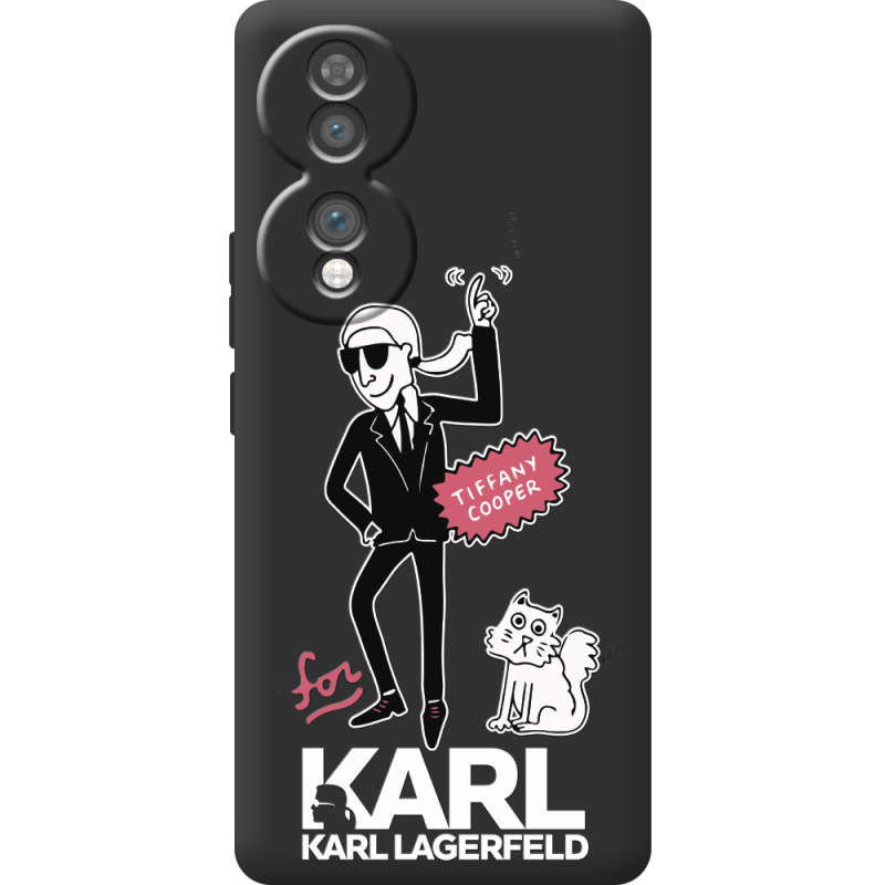 Чорний чохол BoxFace Honor 70 For Karl