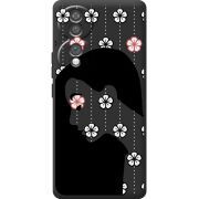 Чорний чохол BoxFace Honor 70 Flower Hair