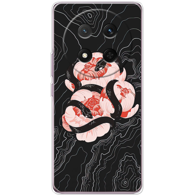 Чохол BoxFace Honor Magic 7 Lite 5G Snake Rose