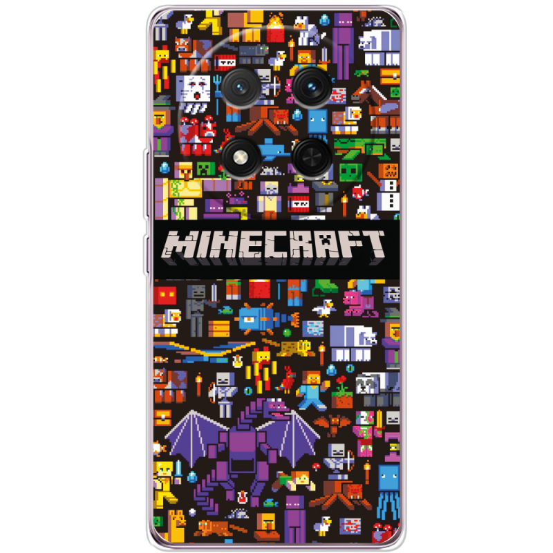 Чохол BoxFace Honor Magic 7 Lite 5G Minecraft Mobbery