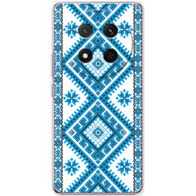 Чохол BoxFace Honor Magic 7 Lite 5G Блакитний Орнамент
