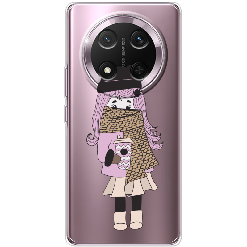 Прозорий чохол BoxFace Honor Magic 7 Lite 5G Winter Morning Girl
