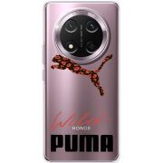 Прозорий чохол BoxFace Honor Magic 7 Lite 5G Wild Cat