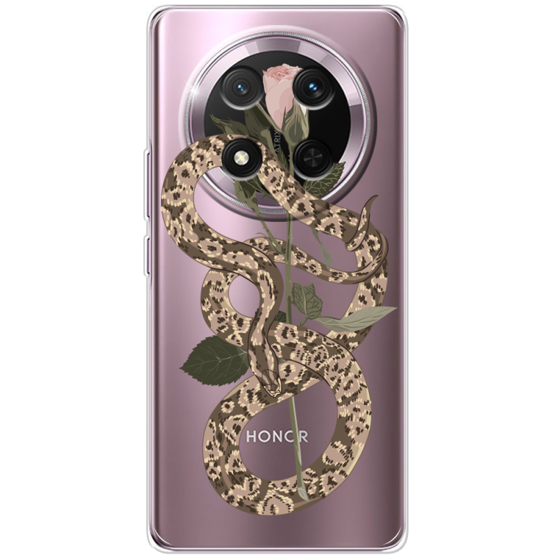 Прозорий чохол BoxFace Honor Magic 7 Lite 5G Glamor Snake