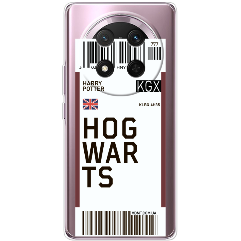 Прозорий чохол BoxFace Honor Magic 7 Lite 5G Ticket Hogwarts