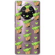 Прозорий чохол BoxFace Honor Magic 7 Lite 5G Pattern Baby Yoda