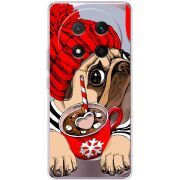 Прозорий чохол BoxFace Honor Magic 7 Lite 5G Winter Puggy