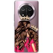 Прозорий чохол BoxFace Honor Magic 7 Lite 5G Queen and Princess