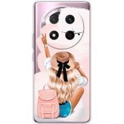 Прозорий чохол BoxFace Honor Magic 7 Lite 5G Travel Girl