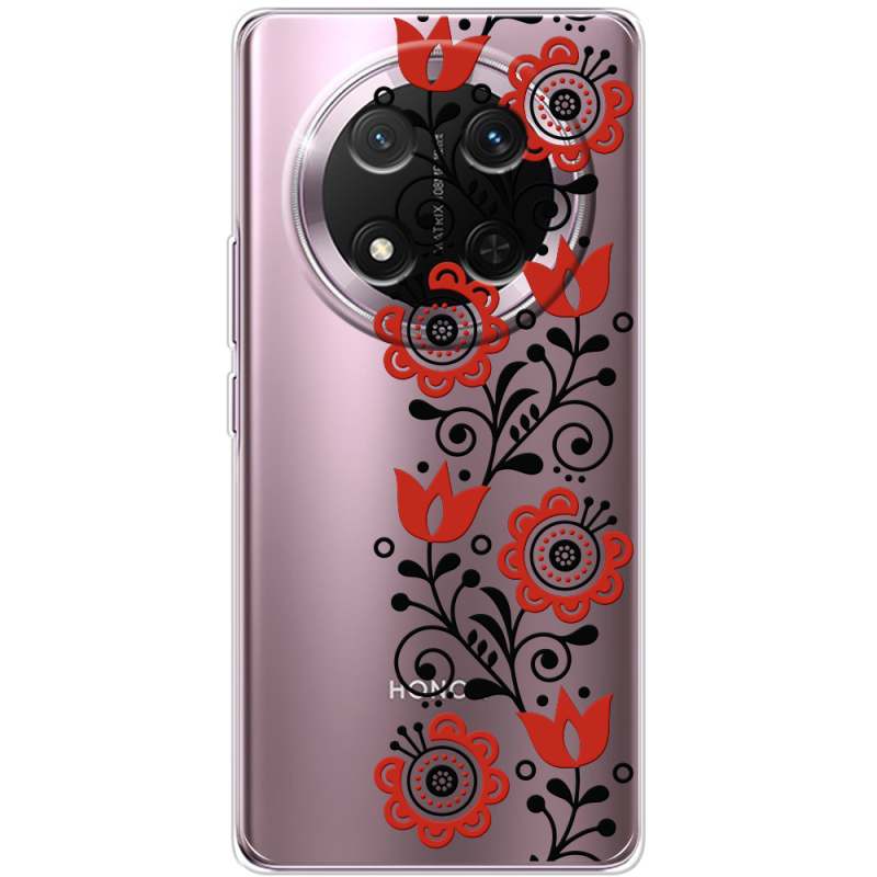 Прозорий чохол BoxFace Honor Magic 7 Lite 5G Ethno Ornament
