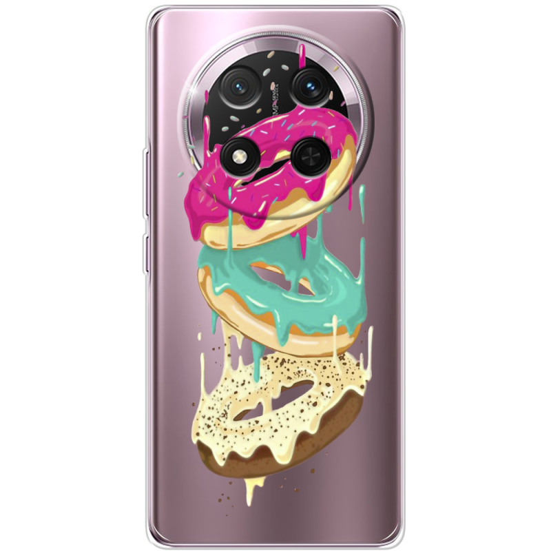 Прозорий чохол BoxFace Honor Magic 7 Lite 5G Donuts