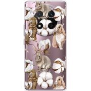 Прозорий чохол BoxFace Honor Magic 7 Lite 5G Cotton and Rabbits