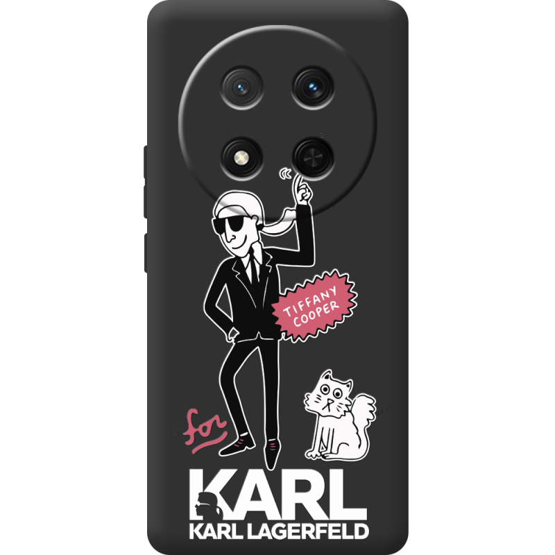 Чорний чохол BoxFace Honor Magic 7 Lite 5G For Karl