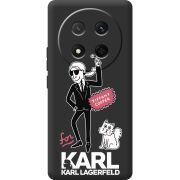 Чорний чохол BoxFace Honor Magic 7 Lite 5G For Karl