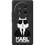 Чорний чохол BoxFace Honor Magic 7 Lite 5G Cat in Black