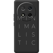 Чорний чохол BoxFace Honor Magic 7 Lite 5G Minimalistic