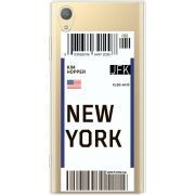 Прозрачный чехол Uprint Sony Xperia XA1 G3116 / XA1 Dual G3112 Ticket New York