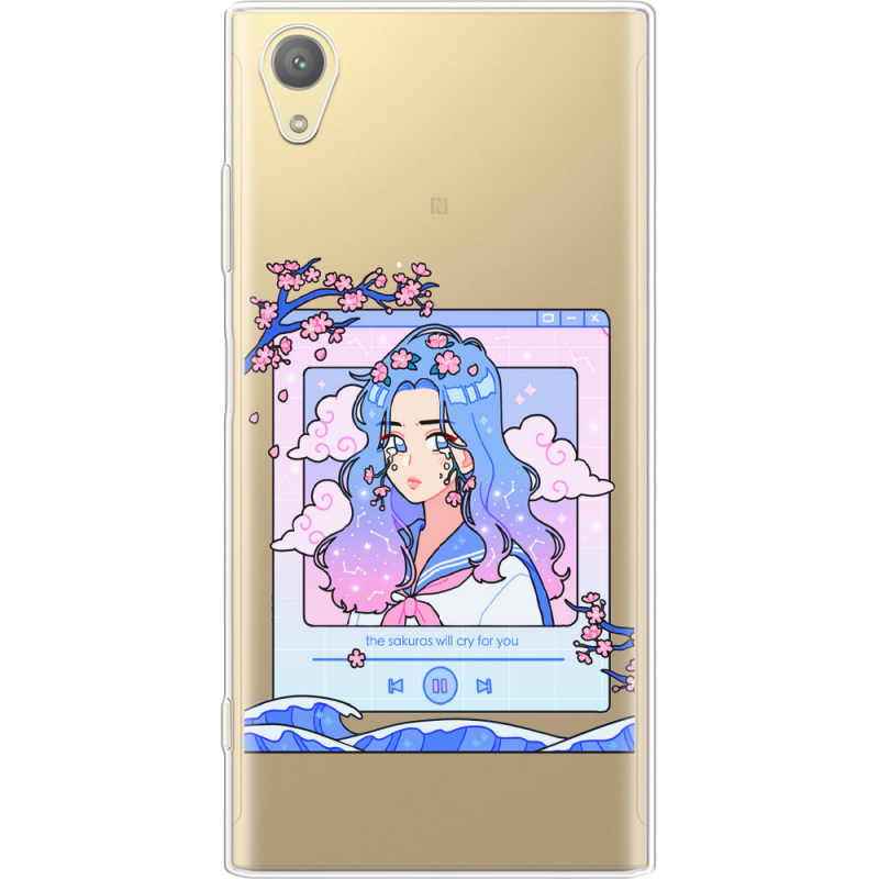 Прозрачный чехол Uprint Sony Xperia XA1 G3116 / XA1 Dual G3112 The Sakuras Will Cry For You