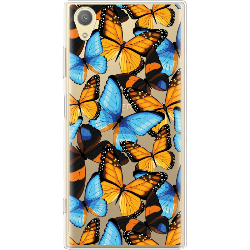 Прозрачный чехол Uprint Sony Xperia XA1 G3116 / XA1 Dual G3112 Butterfly Morpho
