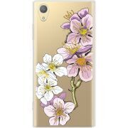 Прозрачный чехол Uprint Sony Xperia XA1 G3116 / XA1 Dual G3112 Cherry Blossom