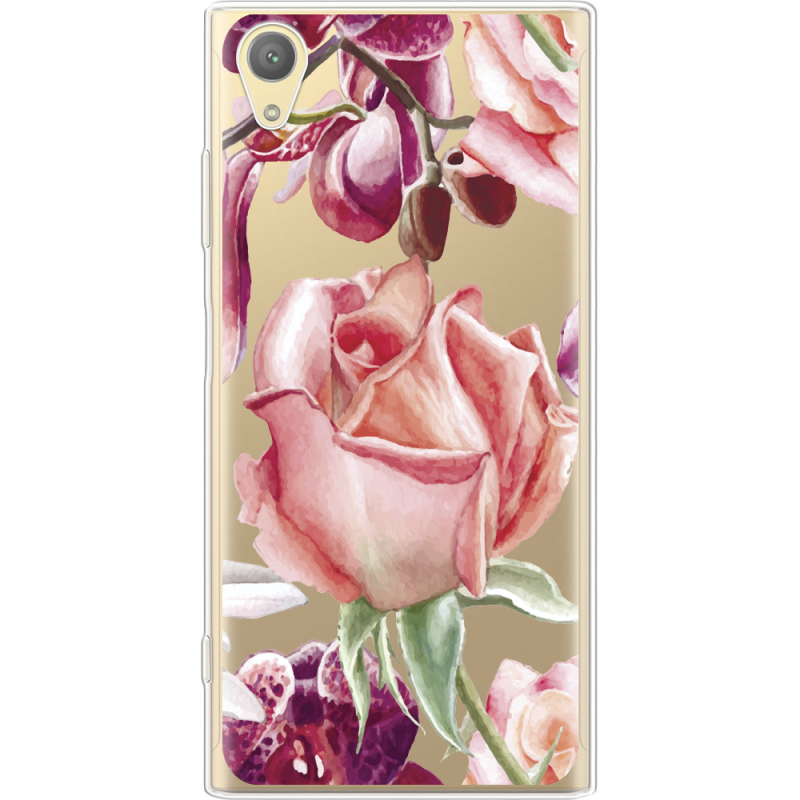 Прозрачный чехол Uprint Sony Xperia XA1 G3116 / XA1 Dual G3112 Rose