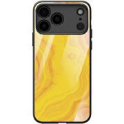 Чохол BoxFace Glossy Panel Apple iPhone 17 Pro Max Yellow Marble