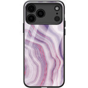 Чохол BoxFace Glossy Panel Apple iPhone 17 Pro Max Purple Marble
