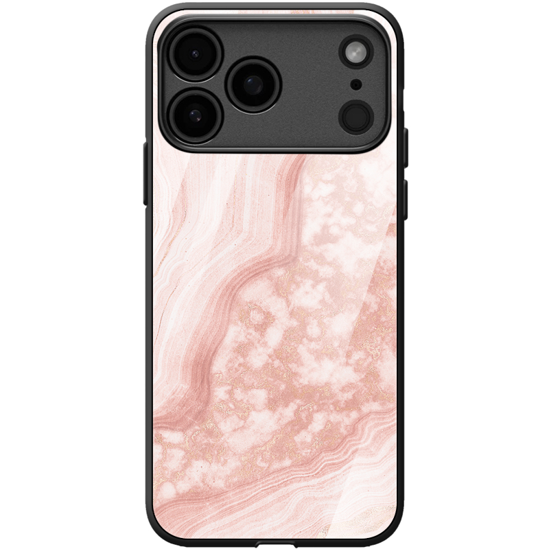 Чохол BoxFace Glossy Panel Apple iPhone 17 Pro Max Pink Marble