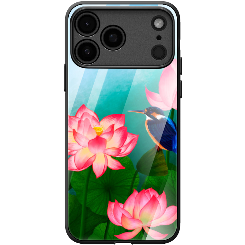 Чохол BoxFace Glossy Panel Apple iPhone 17 Pro Max Lotus Bird