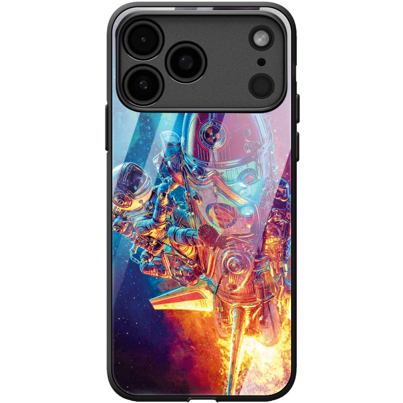 Чохол BoxFace Glossy Panel Apple iPhone 17 Pro Max Astronaut in Space