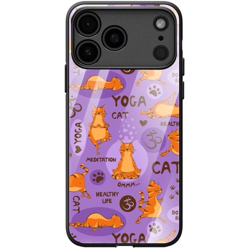 Чохол BoxFace Glossy Panel Apple iPhone 17 Pro Max Yoga Cat