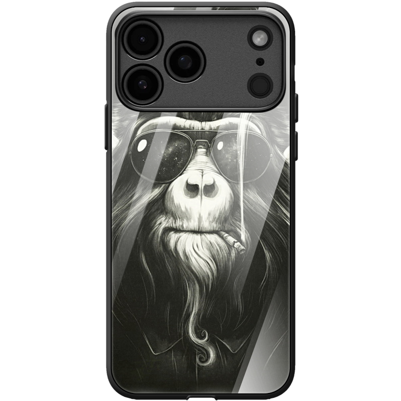 Чохол BoxFace Glossy Panel Apple iPhone 17 Pro Max Smokey Monkey