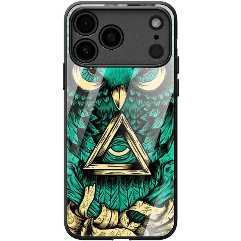 Чохол BoxFace Glossy Panel Apple iPhone 17 Pro Max Masonic Owl