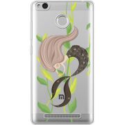 Прозрачный чехол Uprint Xiaomi Redmi 3S / 3S Pro Cute Mermaid