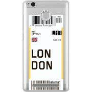 Прозрачный чехол Uprint Xiaomi Redmi 3S / 3S Pro Ticket London