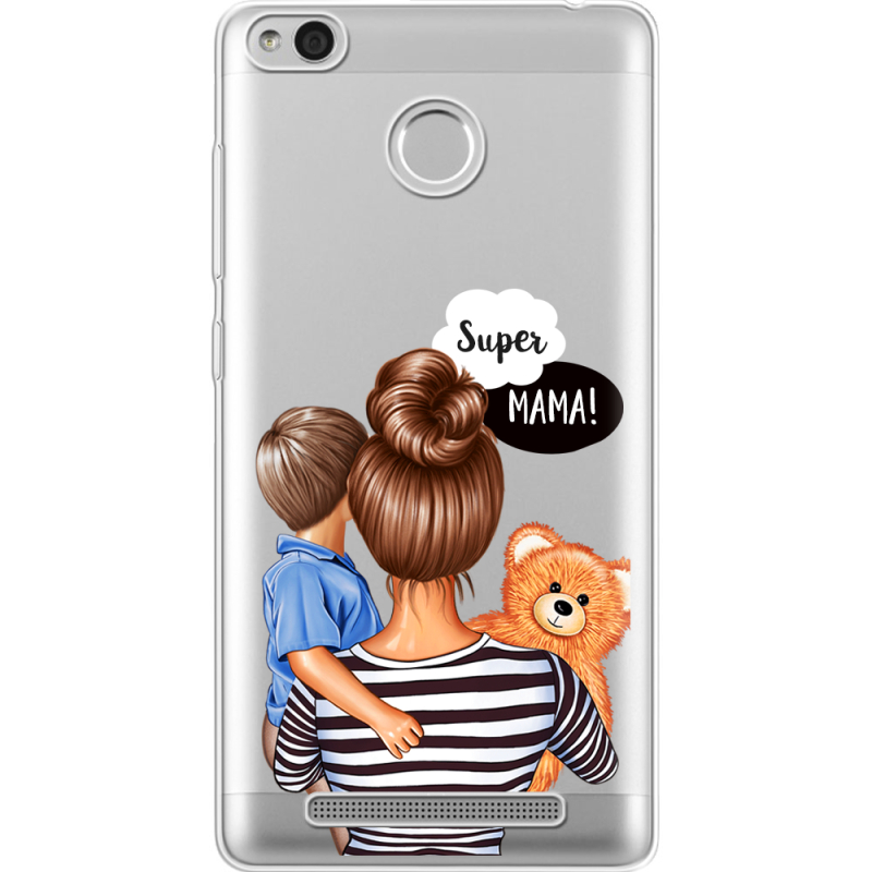 Прозрачный чехол Uprint Xiaomi Redmi 3S / 3S Pro Super Mama and Son