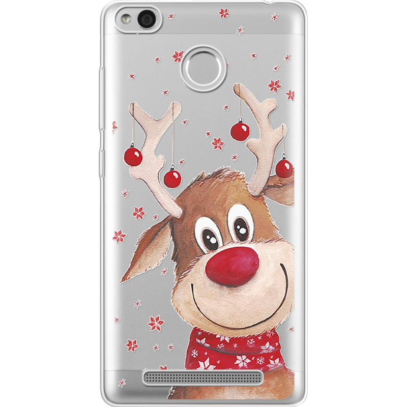 Прозрачный чехол Uprint Xiaomi Redmi 3S / 3S Pro Winter Deer