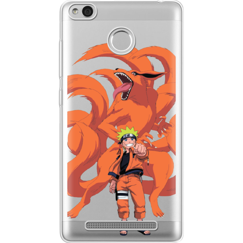 Прозрачный чехол Uprint Xiaomi Redmi 3S / 3S Pro Naruto and Kurama