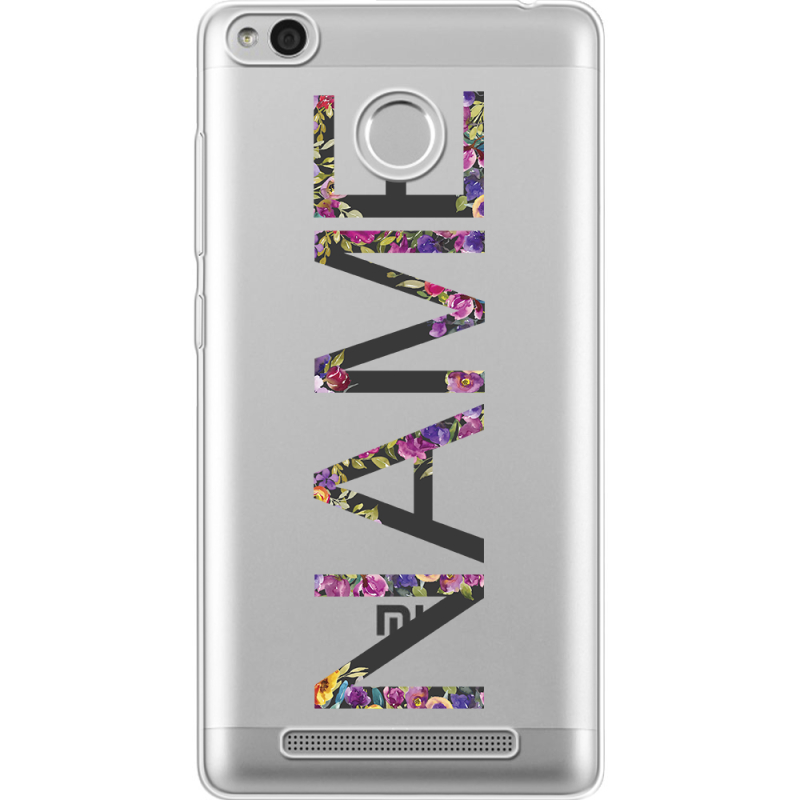 Прозрачный чехол Uprint Xiaomi Redmi 3S / 3S Pro Именной