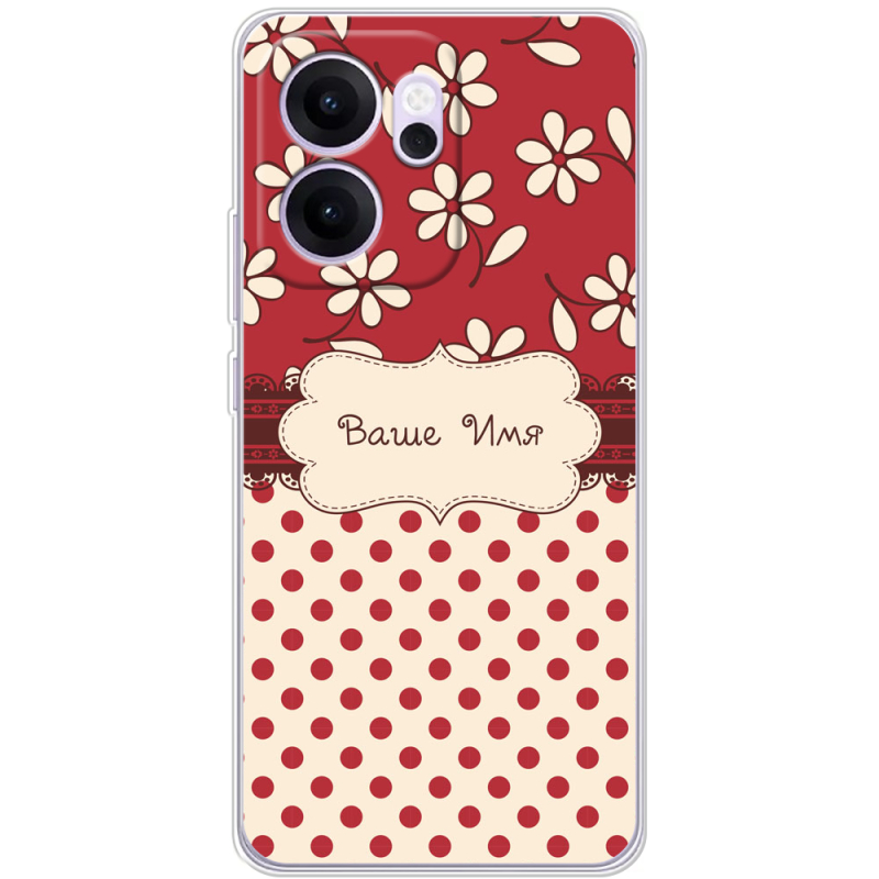 Чохол BoxFace OPPO Reno 14 F Именной Polka Dots