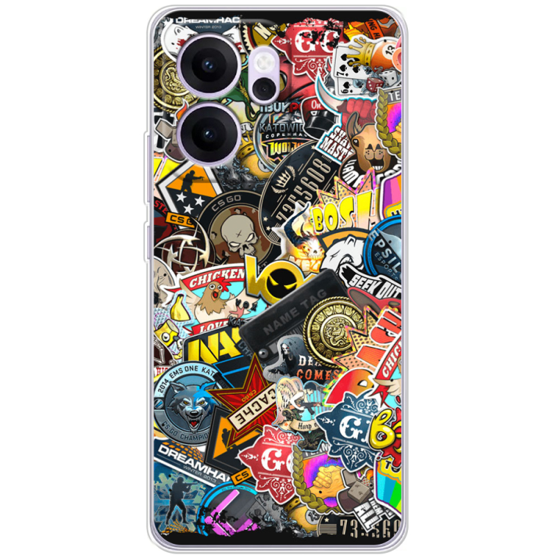 Чохол BoxFace OPPO Reno 14 F CS:Go Stickerbombing