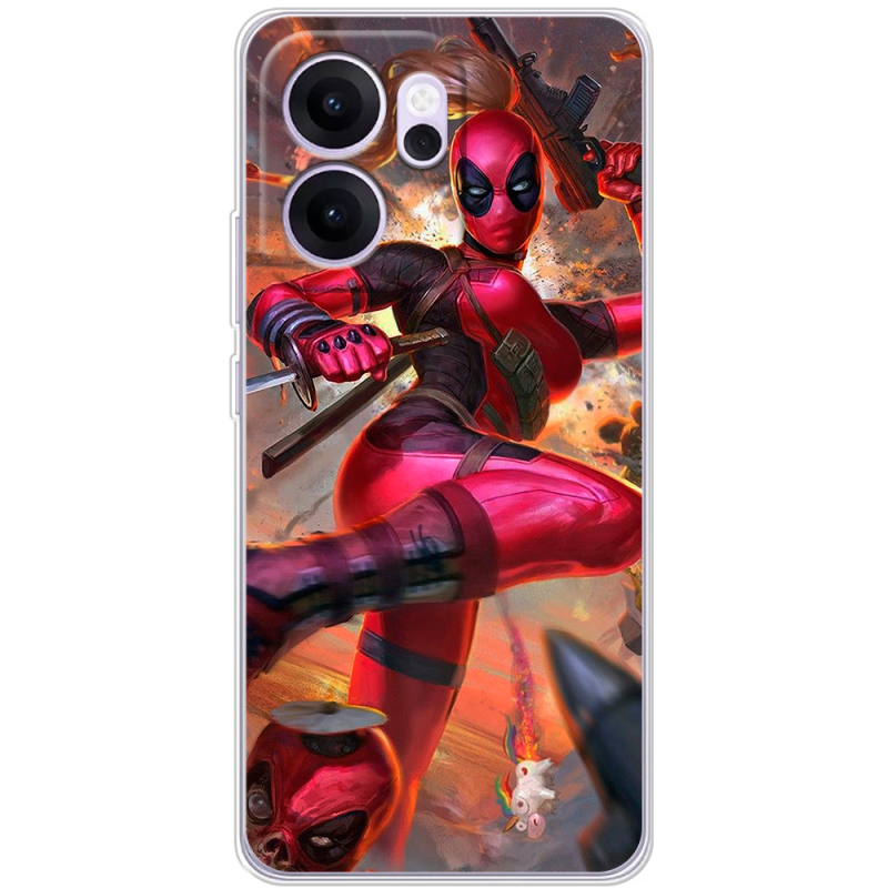 Чохол BoxFace OPPO Reno 14 F Woman Deadpool