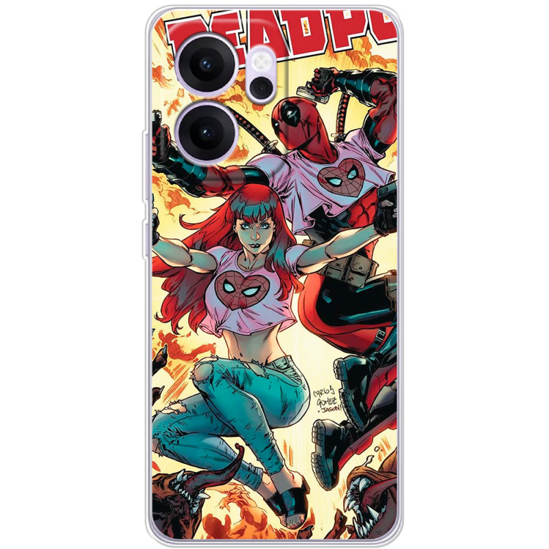 Чохол BoxFace OPPO Reno 14 F Deadpool and Mary Jane