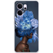 Чохол BoxFace OPPO Reno 14 F Exquisite Blue Flowers