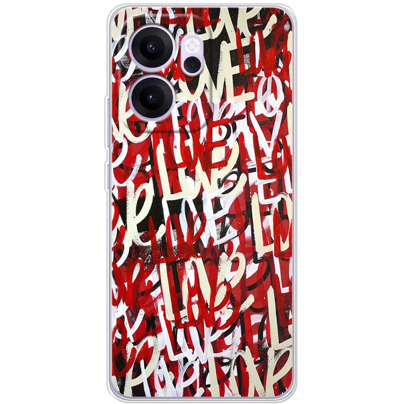 Чохол BoxFace OPPO Reno 14 F Love Graffiti